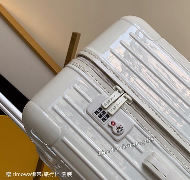 RIMOWA行李箱四輪拉杆箱 型號90080 Rimowa Essential全新色彩系列 日默瓦行李超輕pc拉鏈箱 gdx1213